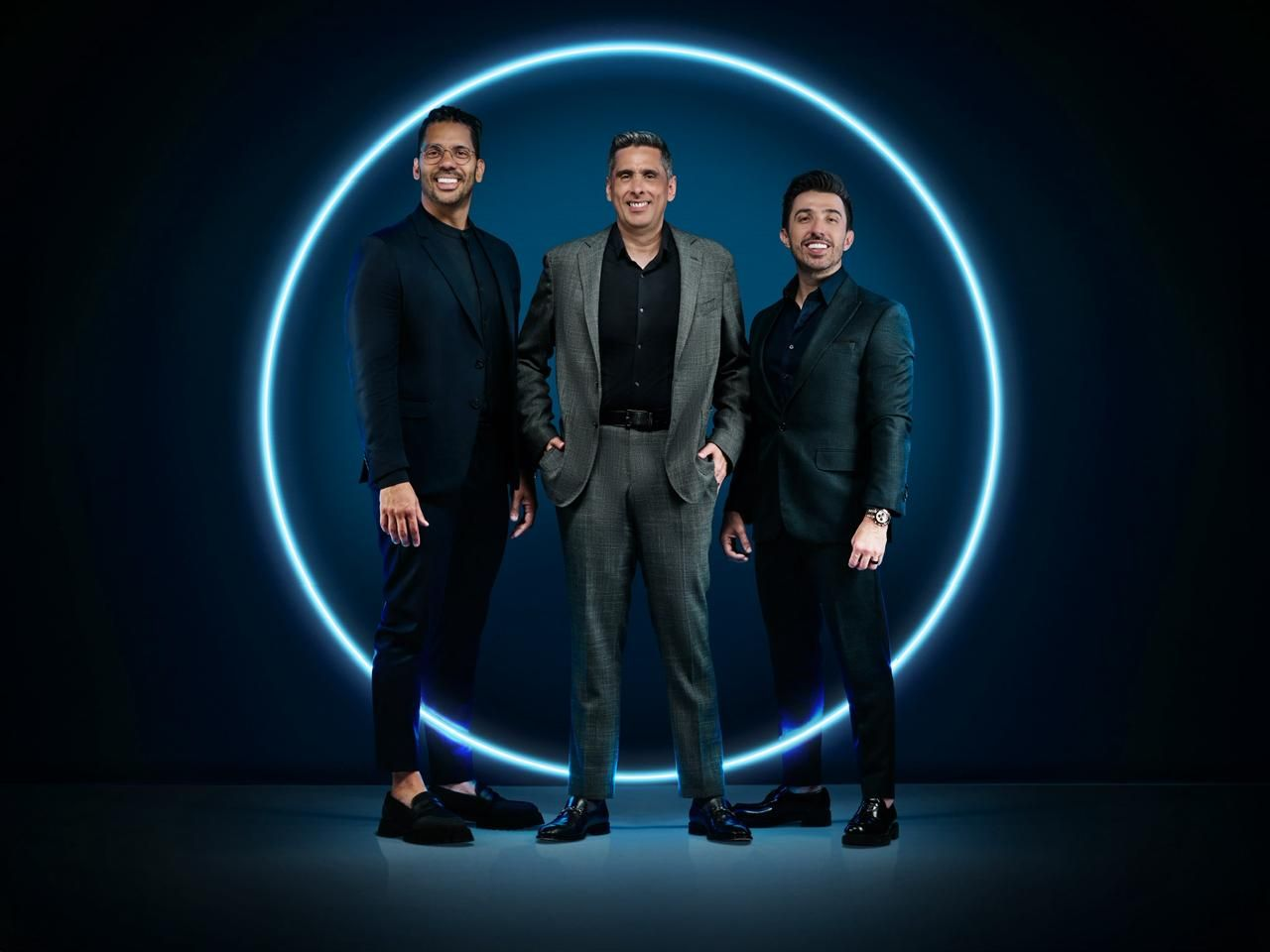 Caio Carneiro, Flávio Augusto e Joel Jota — fundadores da Mentoring League Society